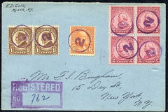 US Pennsylvania, Sharpsville 633, 637, 689  Fancy Cancel Cover