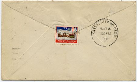 US Indiana, Santa Claus 654 682  Fancy Cancel Cover, Santa Full  Figure