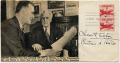 US C37 FDC Signed by Christian A. Hector, Charles A. Eaton