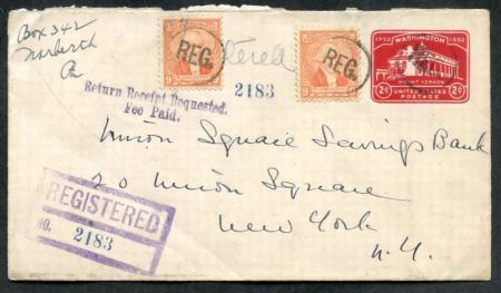 US Pennsylvania, Narbeth 715, U525 Fancy Cancel Cover, Reg