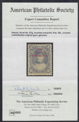 US Possessions - Hawaii 57g F - VF LH OG APS Cert cv $4,000