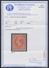 US 260 Bureau & Regular Issues VF - XF NH PFC Pristine cv $2,500