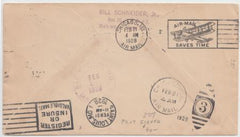 US 1928 C4, 634a on Pilot, Harlan A. "Bud" Gurney Signed Cover