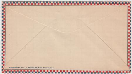 US 1930 Mint Airmail Cover Signed by Pilot Shirley Short.