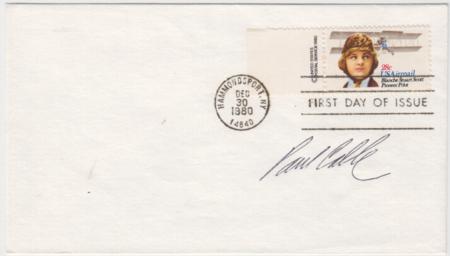US 1980 C99 FDC Signed by Designer, Paul Calle