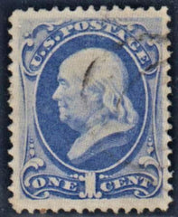 US 134 Bank Notes Used VF-XF Split Grill, Extraordinary Cancel