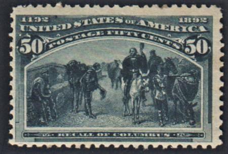 US 240 Early Commemoratives Mint NH F+ Uniformly Somewhat Toned Gum