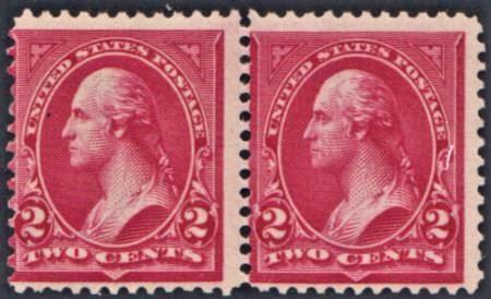 US 266-7 Bureau and Regular Issues Mint LH Ave - Fine Se Tenant Pair cv $220