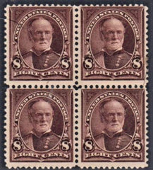 US 272 Bureau and Regular Issues F - VF Mint NH Block - Pristine cv $840+ as singles