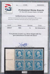 US 247 Bureau & Regular Issues NH F-VF Fresh with PSE Certificate For Block