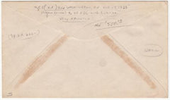 US 1923 C5 FDC Corner Card for Shoreham Hotel