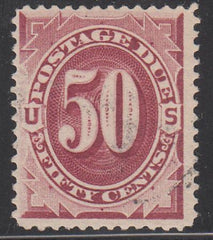 US J28 Used F-VF Postage Dues Barely Cancelled