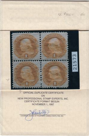 US 112 Pictorials Mint NH F-VF+ PSE NH Cert For Block, Very Fresh