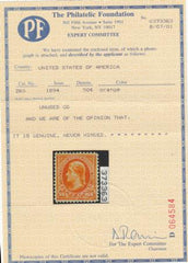 US 260 Bureau and Regular Issues Mint NH VF - XF Beautiful Stamp with PFC cv $2,200