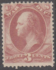 US O85 Officials NH F - VF Tiny Perf FLT. at Top cv $600