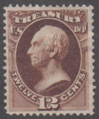 US O78 Officials VF Hinged Part OG cv $300