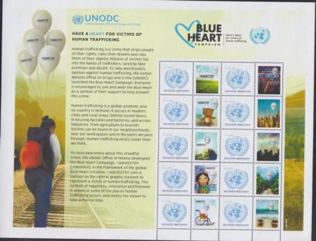 UN Personalized Sheets 2018 Vienna 622a var