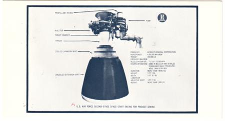 US 1965 Rocketpost Card with C67, Signed by George  James & H.H. Mueggenburg