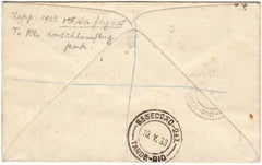 Ireland 1933 1st South America Zeppelin Flight Through Berlin