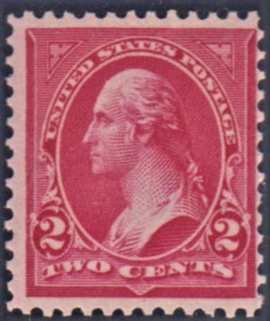US 279Bc Bureau & Regular Issues Fine LH Rich Rose Carmine Shade cv $275