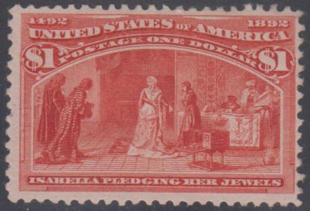 US 241 Early Commemoratives F - VF H PSAG Cert cv $1,000