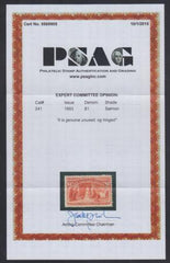 US 241 Early Commemoratives F - VF H PSAG Cert cv $1,000