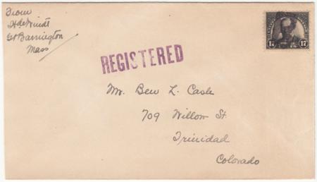US Massachusetts, Great Barrington 697 Fancy Cancel Cover