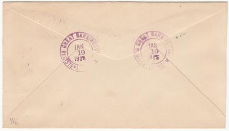 US Massachusetts, Great Barrington 697 Fancy Cancel Cover