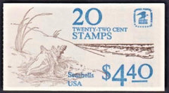 US 2121b Error NK 147 VF NH Violet Omitted on Top Pane in Complete Unexploded Booklet, Plate #3