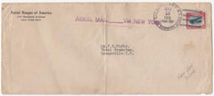 US 1918 Aerial League of Am. First Trip Washington DC to NY with C3