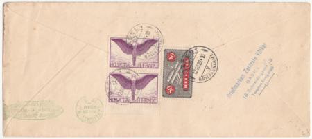 Switzerland 1929 Round the World Flight for Lakehurst