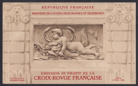 France 3528 VF NH Red Cross Booklet cv 375.00
