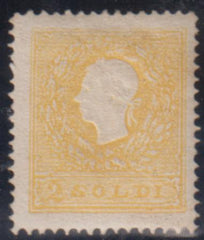 Austria - Lombardy - Venetia - 7 Type II VF LH Fresh OG, Multiple Signatures cv $2,400