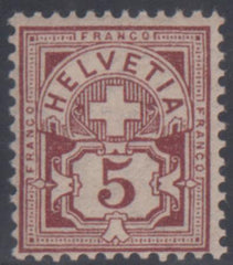 Switzerland 71b Fine NH cv $215