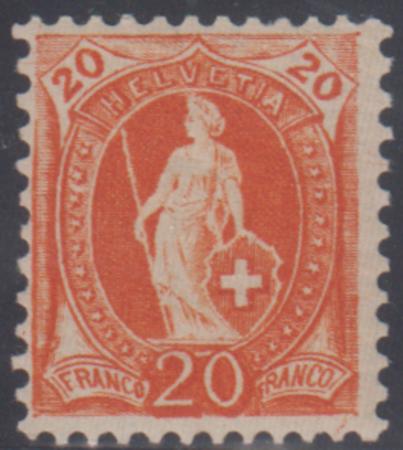 Switzerland 82a F + Mint NH cv $310