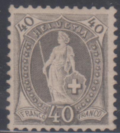 Switzerland 84 VF - XF Mint LH cv $310