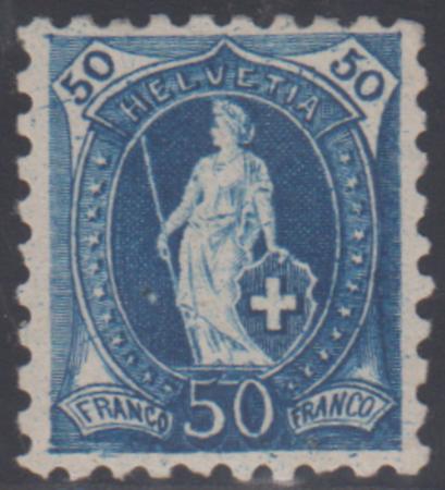 Switzerland 92 F - VF Renggli Cert. Fresh! Rich Color cv $3,100