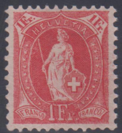 Switzerland 110 VF Mint NH cv $310