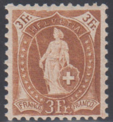 Switzerland 111 F - VF Mint NH Pristine, Renggli Cert. cv $700