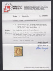 Switzerland 111 F - VF Mint NH Pristine, Renggli Cert. cv $700