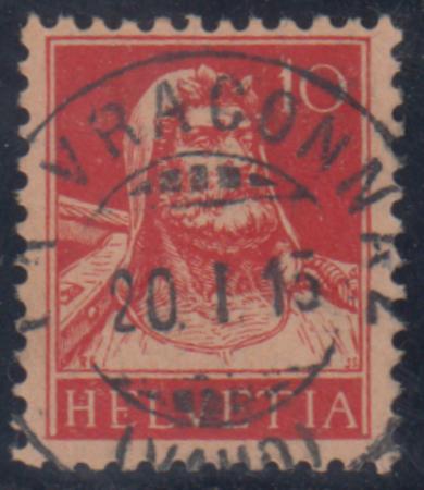 Switzerland 167a Used Type I S-O-N cv $26