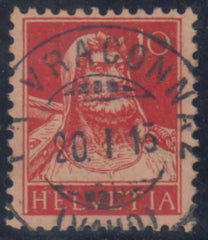 Switzerland 167a Used Type I S-O-N cv $26
