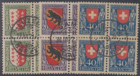 Switzerland B18-20 VF Used S-O-N Cancels cv $1,360