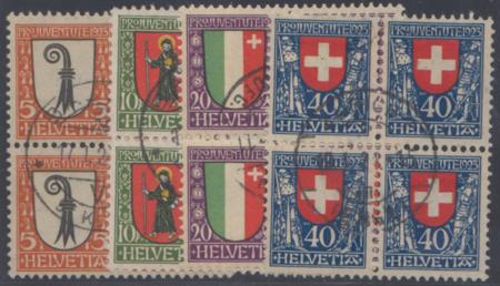 Switzerland B25-8 VF Used S-O-N Cancels cv $965
