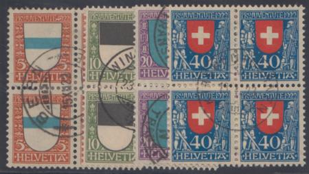 Switzerland B21-4 Used Moot S-O-N Cancels, Signed Liniger cv $770