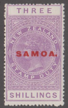 Samoa 166a F - VF Mint Hinged 1925 Crown Paper cv $70.00