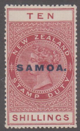Samoa 124 Variety XF Mint LH Perf 14 x 14, Very Fresh! cv $85