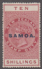 Samoa 124 Variety XF Mint LH Perf 14 x 14, Very Fresh! cv $85