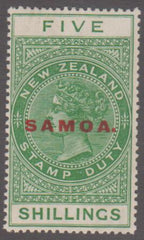Samoa 123 Variety VF Mint LH cv $30
