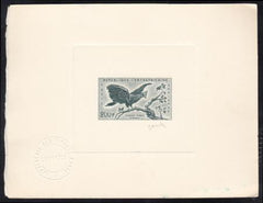 Central Africa C2 Artist Die Proof in Sepia, Bird